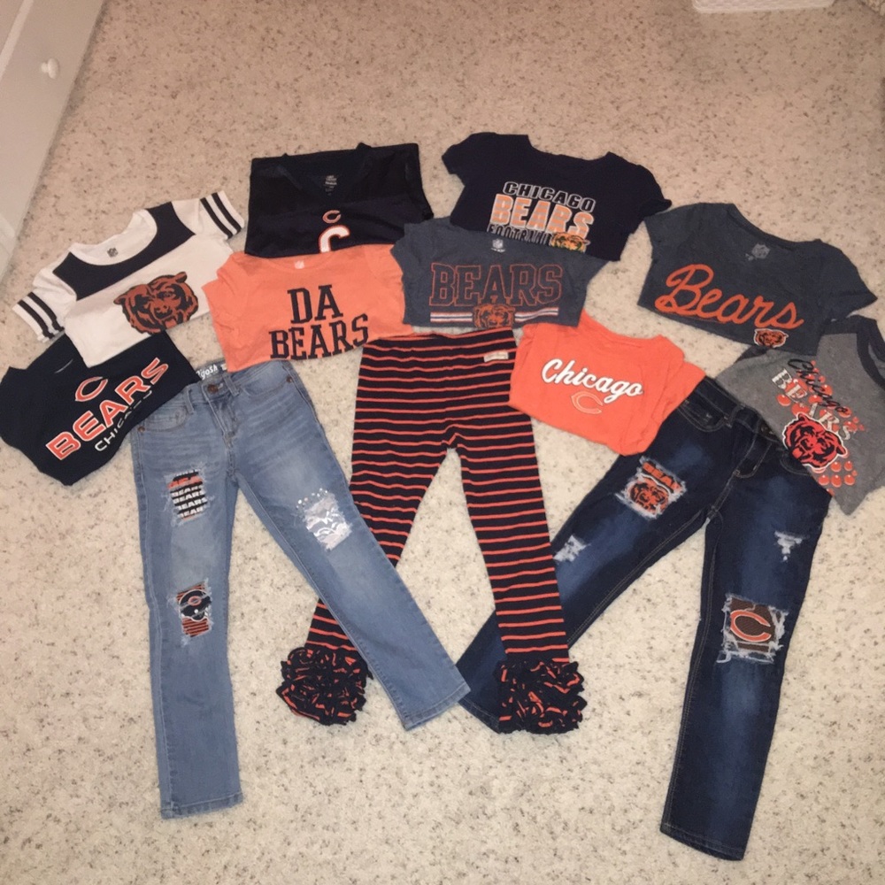 Chicago Bears girls bundle of clothes